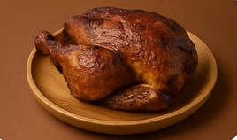 Poulet fumé local